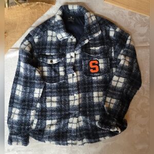 Syracuse University (SU) Sherpa Shirt Jacket 'Shacket' - Sz M